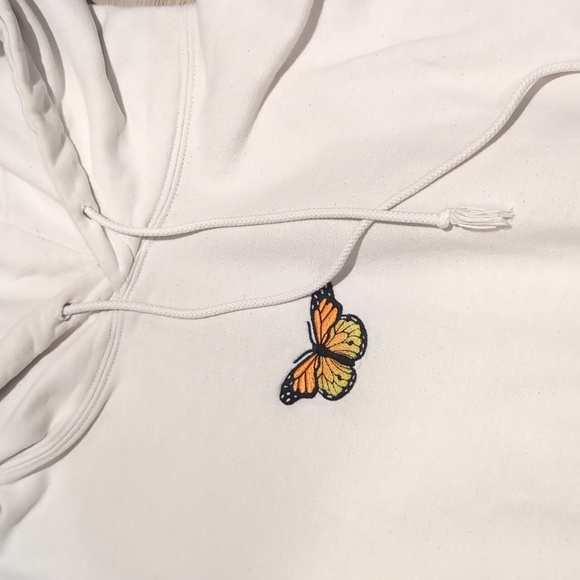 Brandy Melville Butterfly Hoodie Rare - Picture 4 of 7